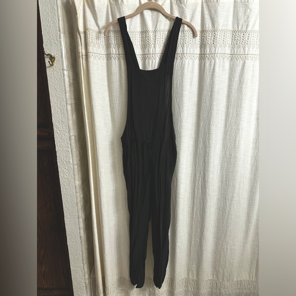 Boys and Arrows Clyde Jumpsuit Overalls Coverup in Pavement Small